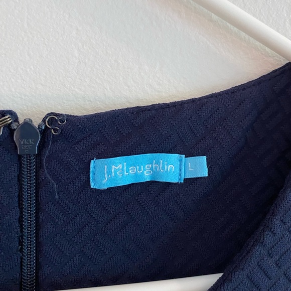 Navy Sleeveless J. McLaughlin dress, very gently used - Picture 3 of 3